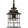 6_Hogan 14" High Bronze Motion Sensor Outdoor Wall Light Set of 2 more views