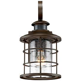 Image5 of Hogan 14" High Bronze Motion Sensor Outdoor Wall Light more views