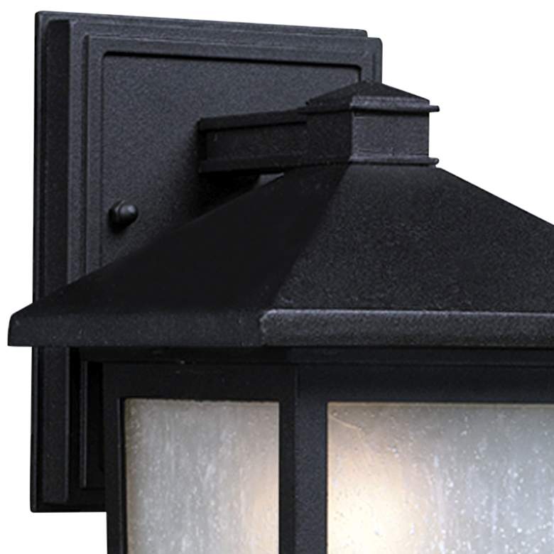 Image 3 Holbrook 10 1/2" High Black Outdoor Wall Light more views