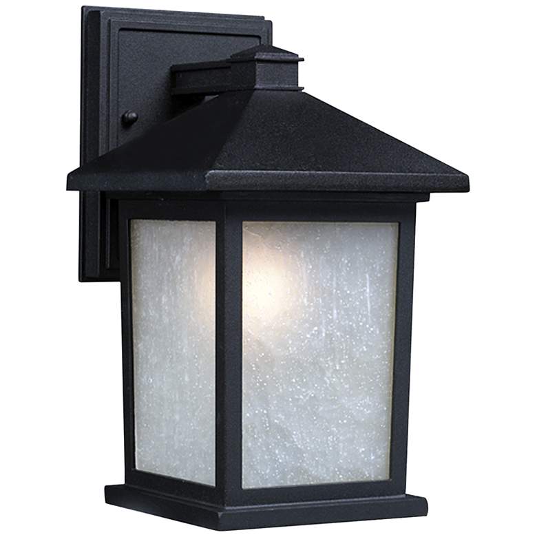 Image 1 Holbrook 14 inch High Black Outdoor Wall Light