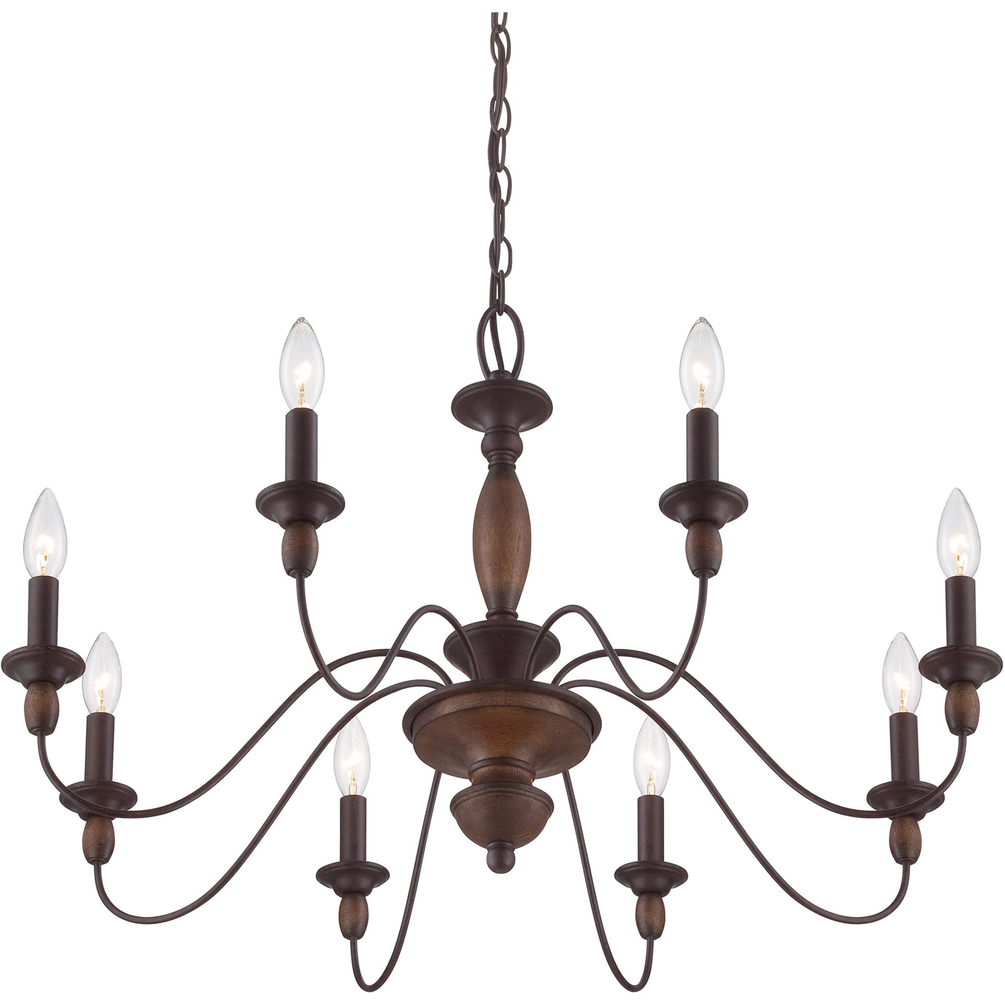 Holbrook 8-Lt Tuscan Brown Chandelier