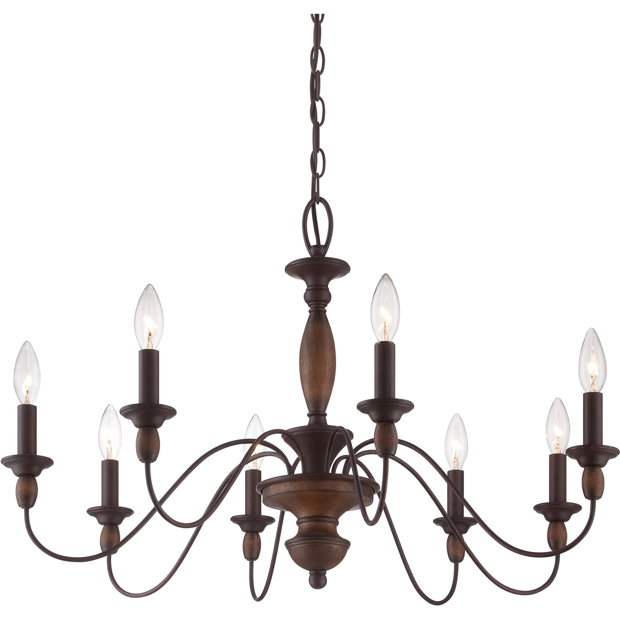 Holbrook 8-Lt Tuscan Brown Chandelier