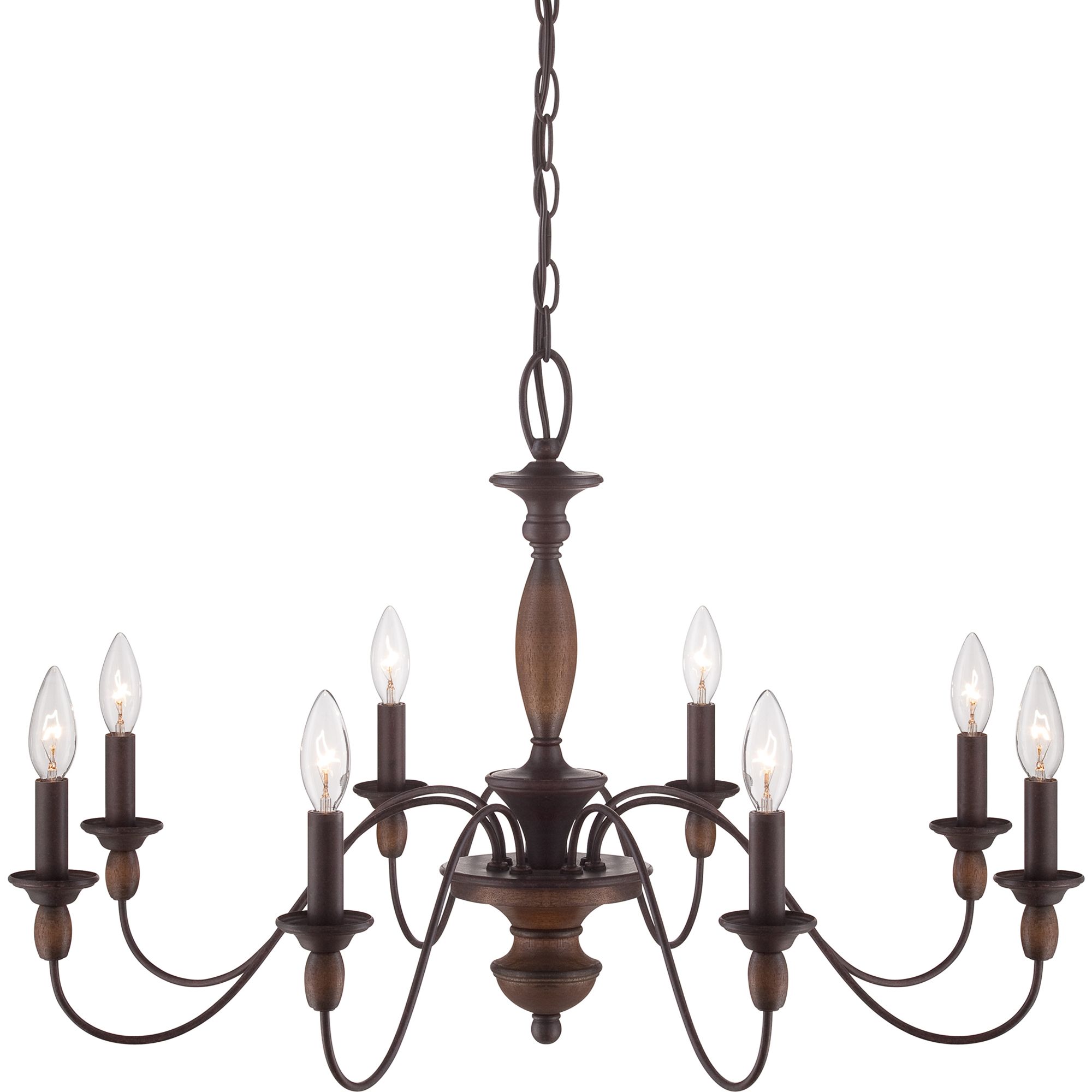 Holbrook 8-Lt Tuscan Brown Chandelier