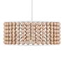 2_Holcroft 32 1/4"W Sugar White and Sandstone Pendant Light more views