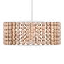 3_Holcroft 32 1/4"W Sugar White and Sandstone Pendant Light more views