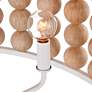 5_Holcroft 32 1/4"W Sugar White and Sandstone Pendant Light more views