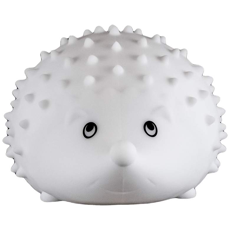 Image 1 Holden the Hedgehog 4" Wide White Color Changing Night Light