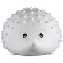 Holden the Hedgehog 4" Wide White Color Changing Night Light