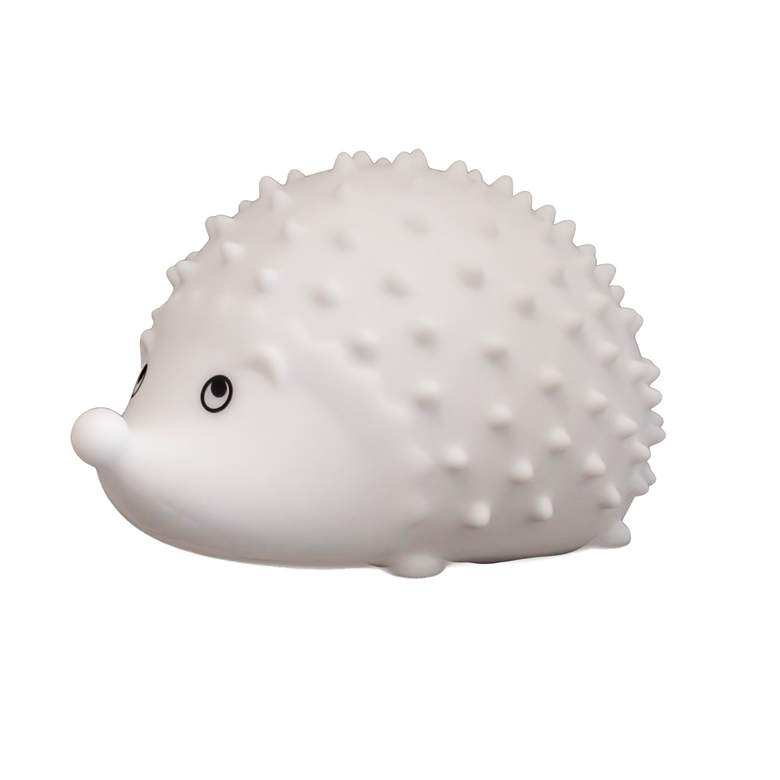 Image 3 Holden the Hedgehog 4 inch Wide White Color Changing Night Light more views