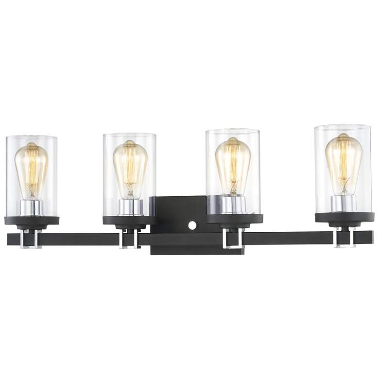 Image 1 Holdfast 28 inch Wide 4-Light Vanity Light - Charcoal