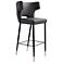 Holguin Barstool in Grey, Black and Gold