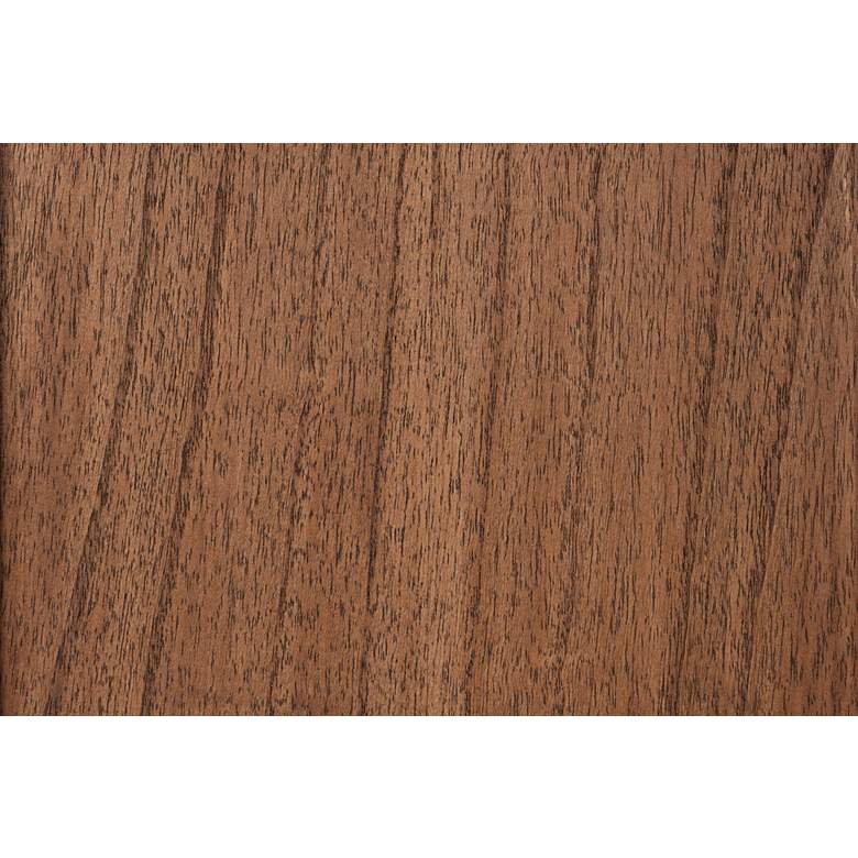 Image 3 Holitz 15 3/4" Wide Walnut Brown Wood 1-Door Nightstand more views