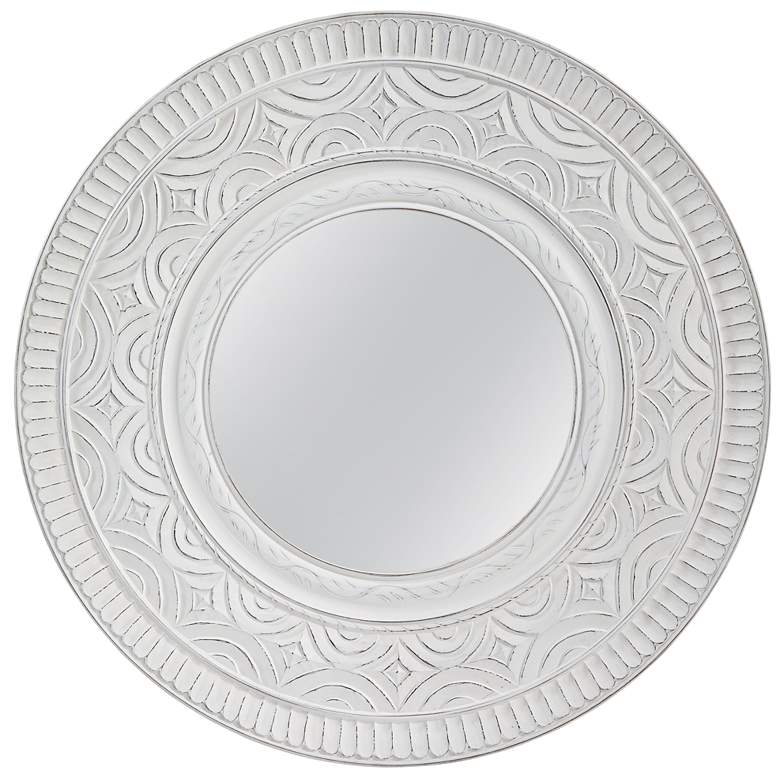 Image 1 Holland 48"H French Country Styled Wall Mirror