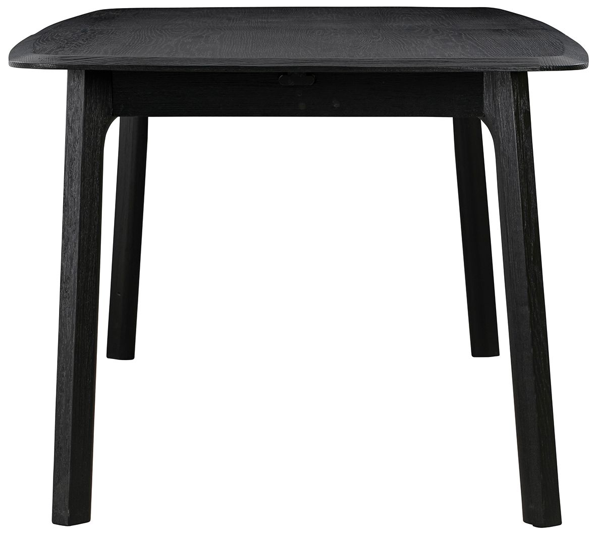 Image 4 Holland 98 in. Extendable Rectangular Dining Table in Black Brushed Oak more views