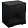Holland Collection Pure Black Night Stand