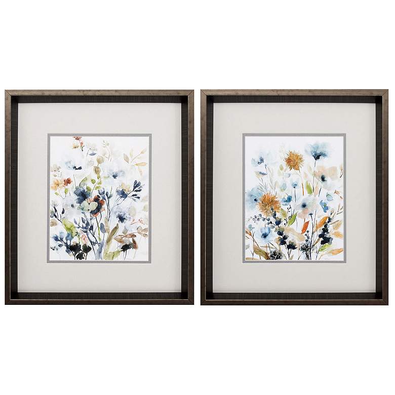 Image 1 Holland Spring Mix 14"W x 16"H Framed Art Set of 2