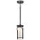 Hollbrook 10 3/4"H Stone Silver LED Outdoor Hanging Light