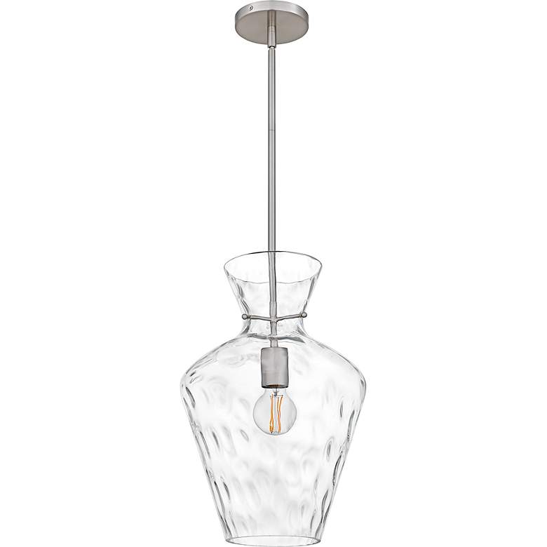 Image 2 Hollis 1-Light Brushed Nickel Pendant more views