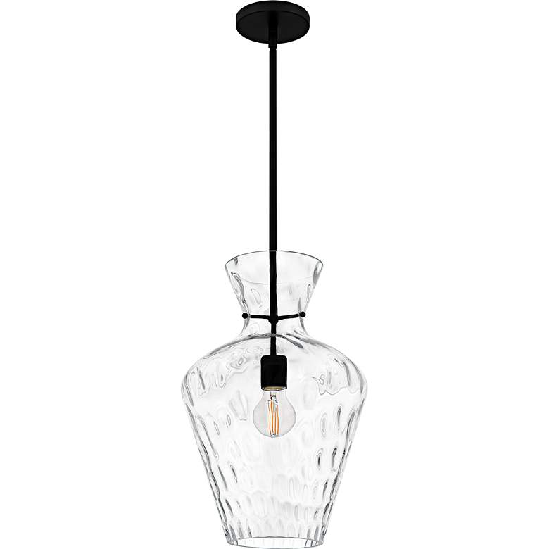 Image 2 Hollis 1-Light Matte Black Pendant more views