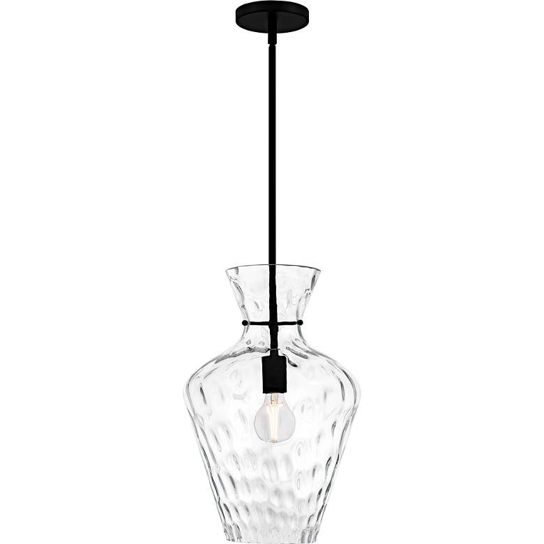 Image 3 Hollis 1-Light Matte Black Pendant more views