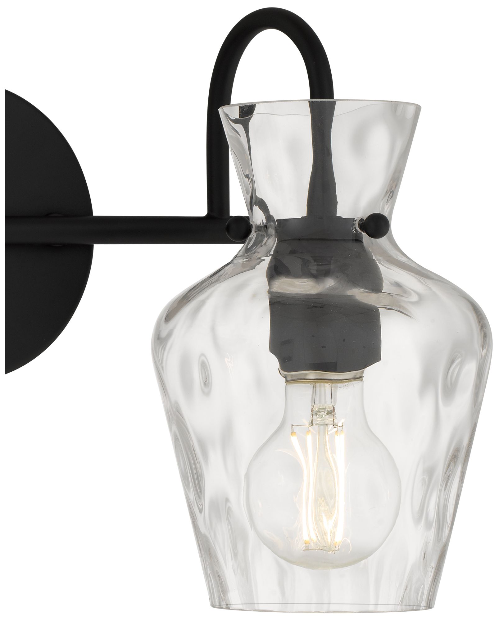 Image 6 Hollis 2-Light Matte Black Vanity Light more views