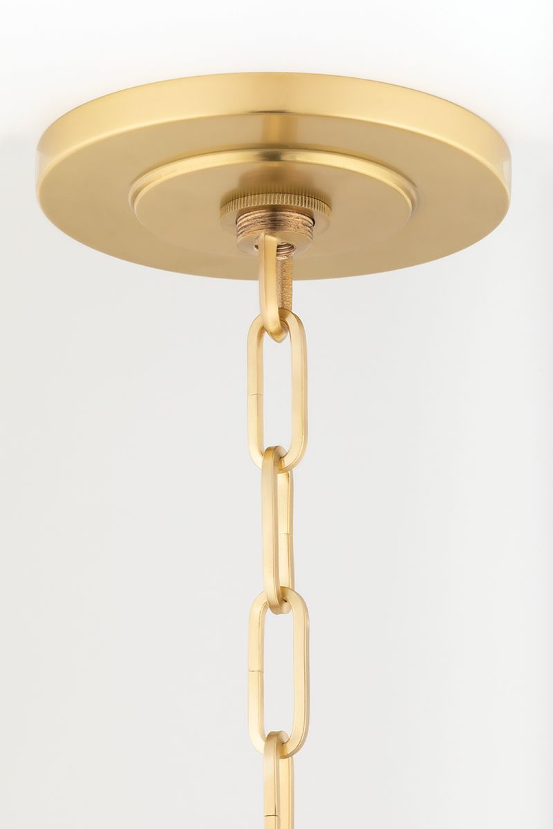 Thumbnail3 of Hollis 4 Light Pendant Aged Brass more views