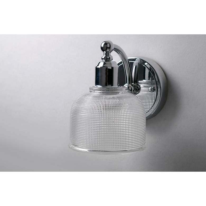 Image 5 Hollow 1-Light 6 inch Wide Polished Chrome Wall Sconce more views