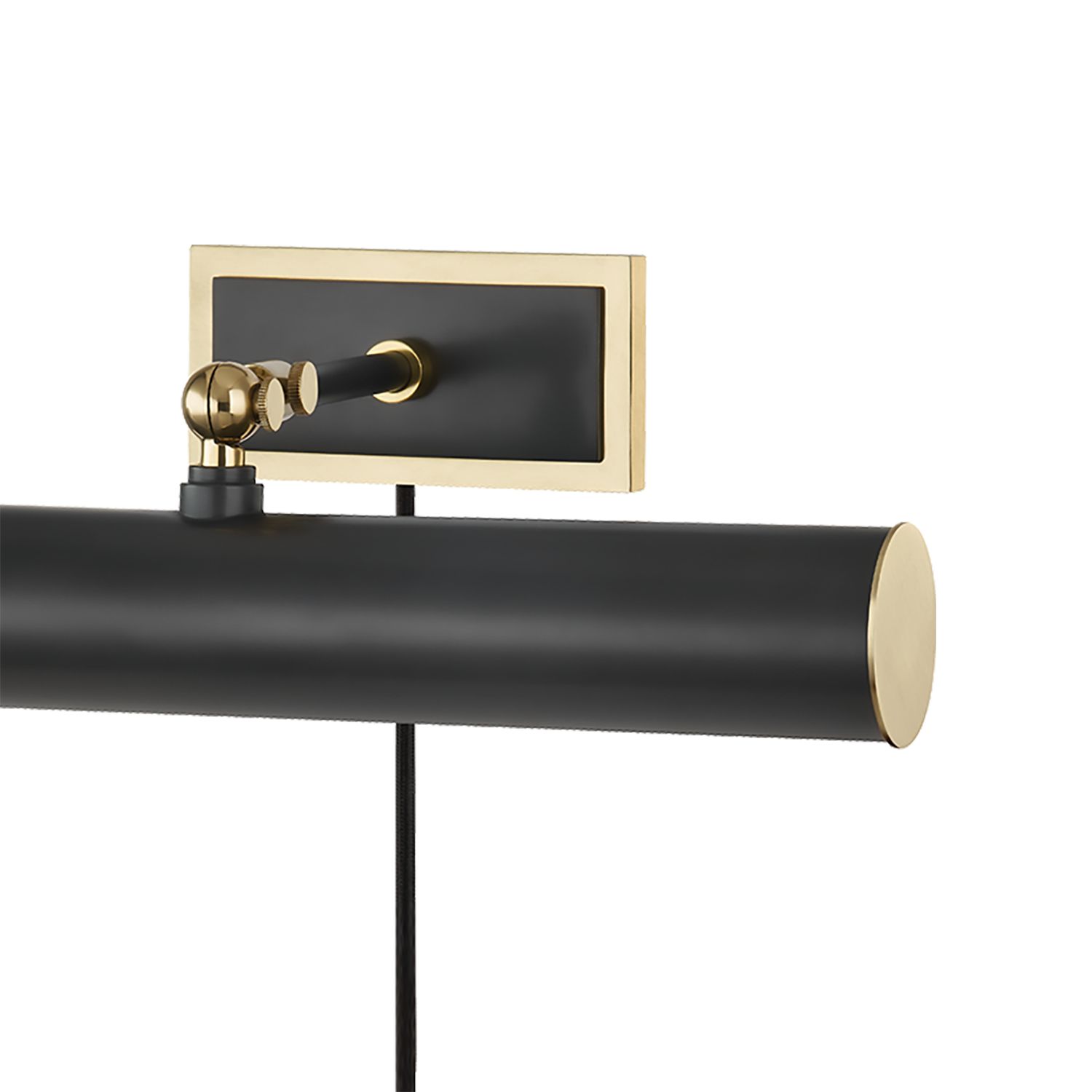 Image 2 Holly 16 1/4"W Old Bronze and Brass Plug-In Picture Light more views