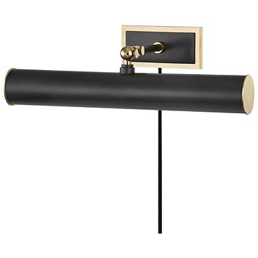 Holly 16 1/4"W Old Bronze and Brass Plug-In Picture Light