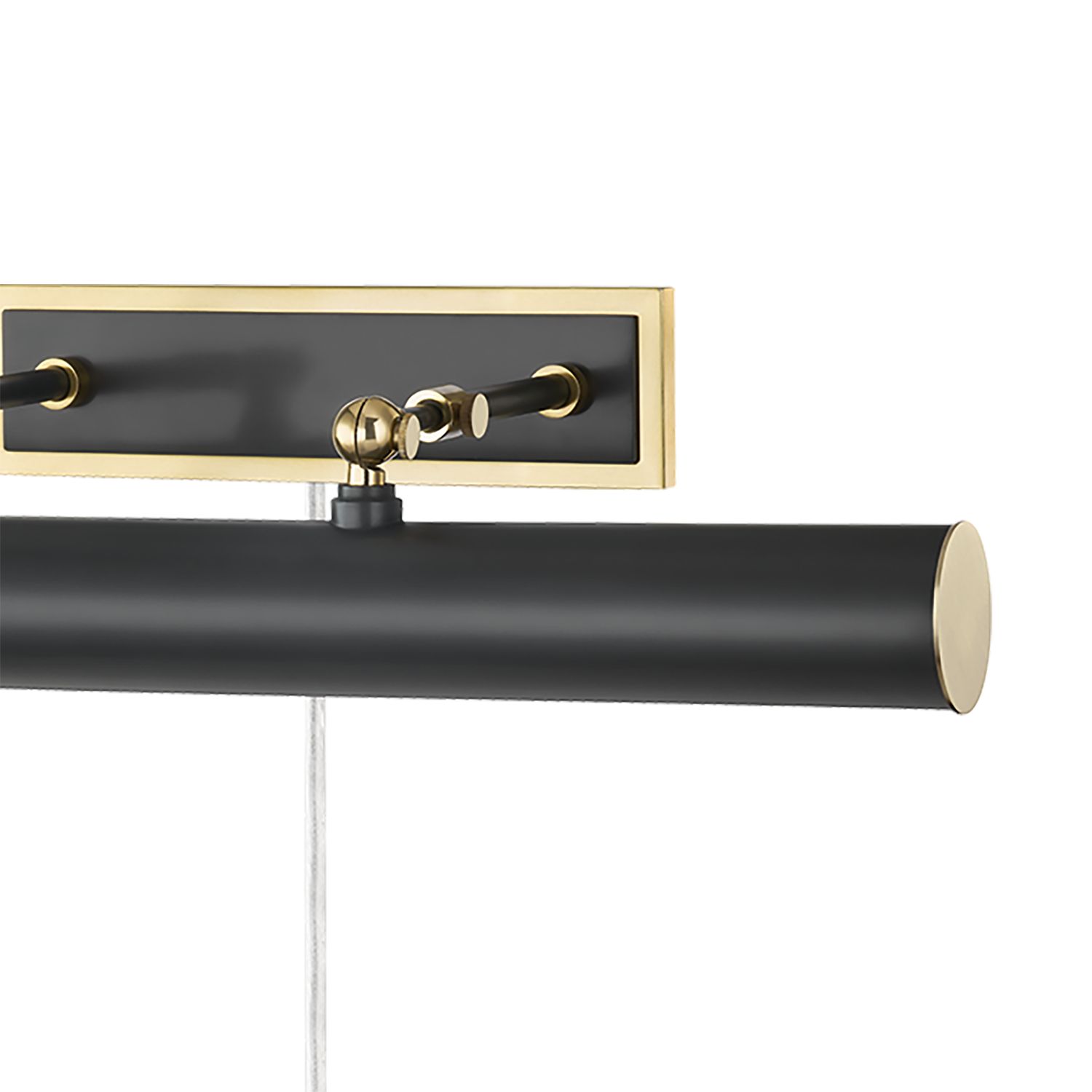 Image 2 Holly 24 1/4"W Old Bronze and Brass Plug-In Picture Light more views