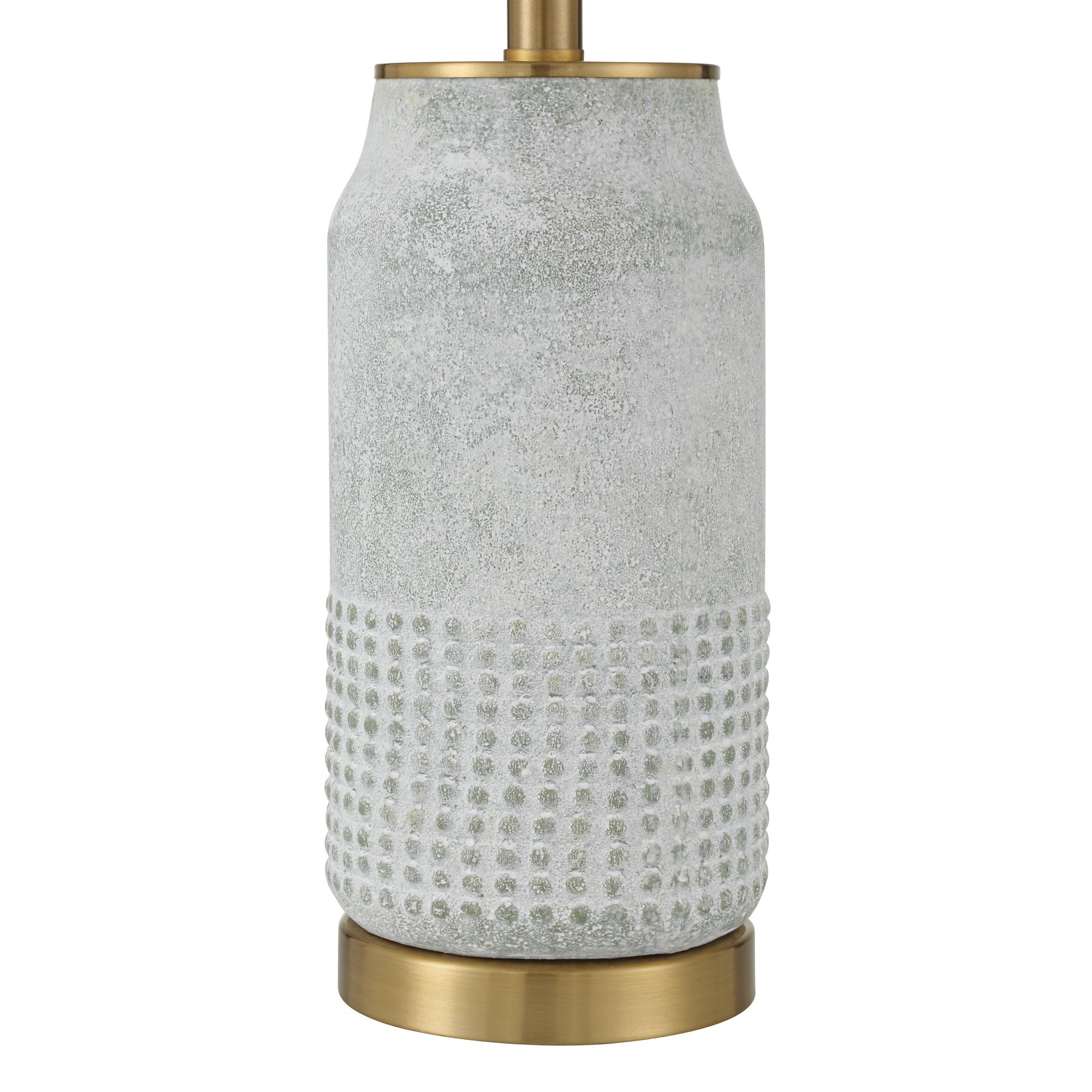 Image 6 Holly 24 3/4" Gold and Gray-Green Ceramic Modern Lamps Set of 2 more views