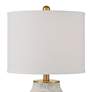 4_Holly 24 3/4" Gold and Gray-Green Ceramic Modern Lamps Set of 2 more views