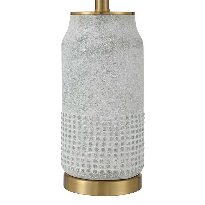 Image 6 Holly 24 3/4" Gold and Gray-Green Ceramic Modern Lamps Set of 2 more views