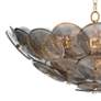 6_Holly 31 1/4" Wide Natural Brass and Smoke Glass Chandelier more views