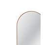 5_Holly Brown Wood 30" x 70" Arch Floor Mirror more views