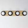 2_Hollywood 4-Light Sconce Black / Brass more views
