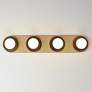 3_Hollywood 4-Light Sconce Black / Brass more views