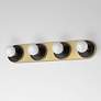 4_Hollywood 4-Light Sconce Black / Brass more views