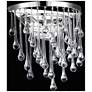 Hollywood Blvd. 14" High Polished Nickel Round Wall Sconce