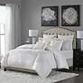Thumbnail2 of Hollywood Glam White 9-Piece King Comforter Set more views