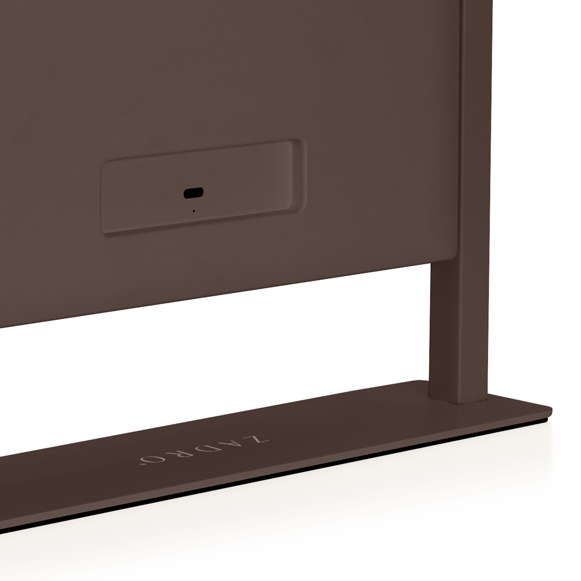 Image 2 Hollywood Matte Chocolate 9-Light LED Vertical Makeup Mirror more views