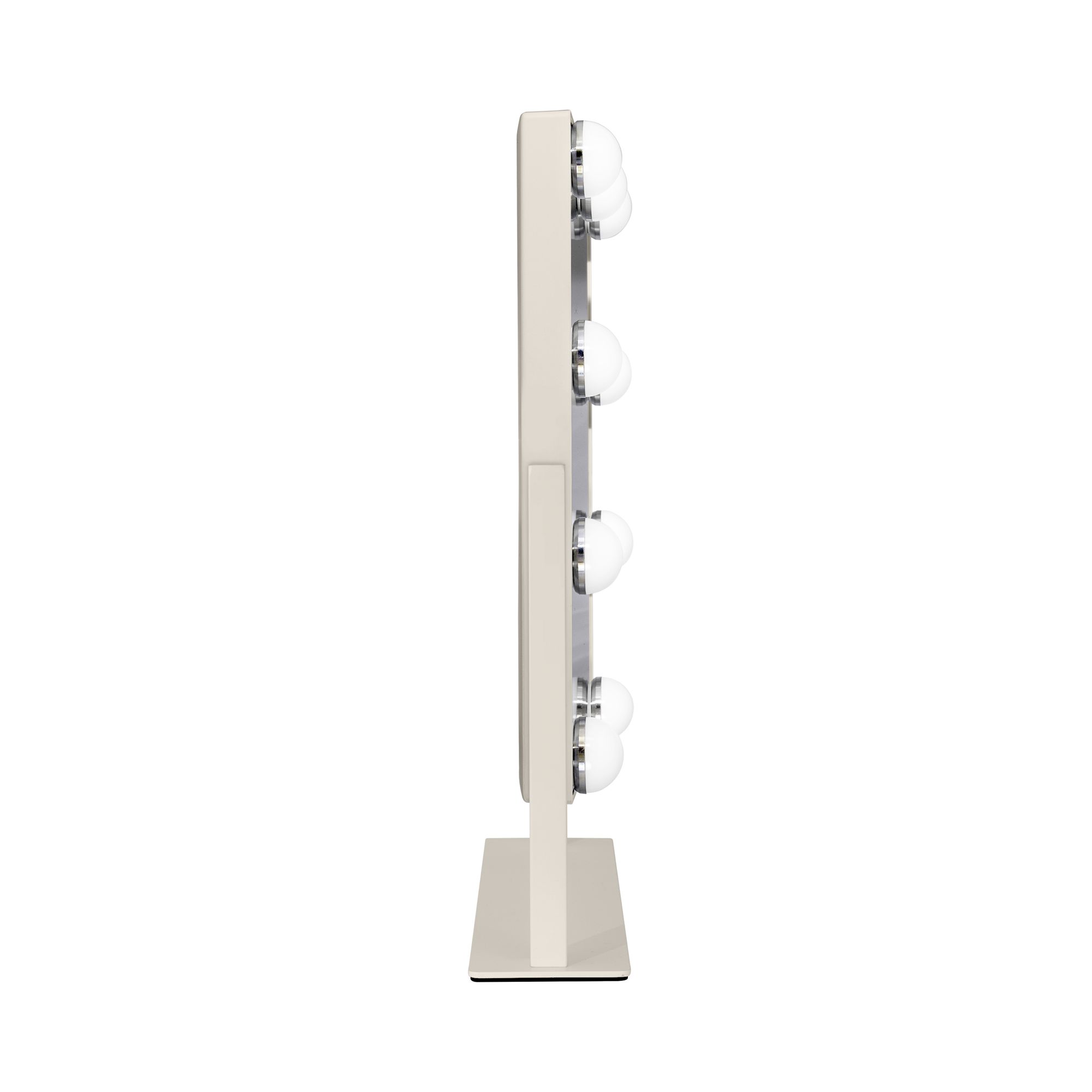 Image 5 Hollywood Matte Neutral 9-Light LED Vertical Makeup Mirror more views