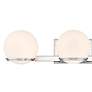 2_Hollywood Nights 23 3/4" Wide Chrome 3-Light LED Bath Light more views