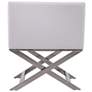 7_Hollywood White Faux Leather Lounge Accent Chair more views