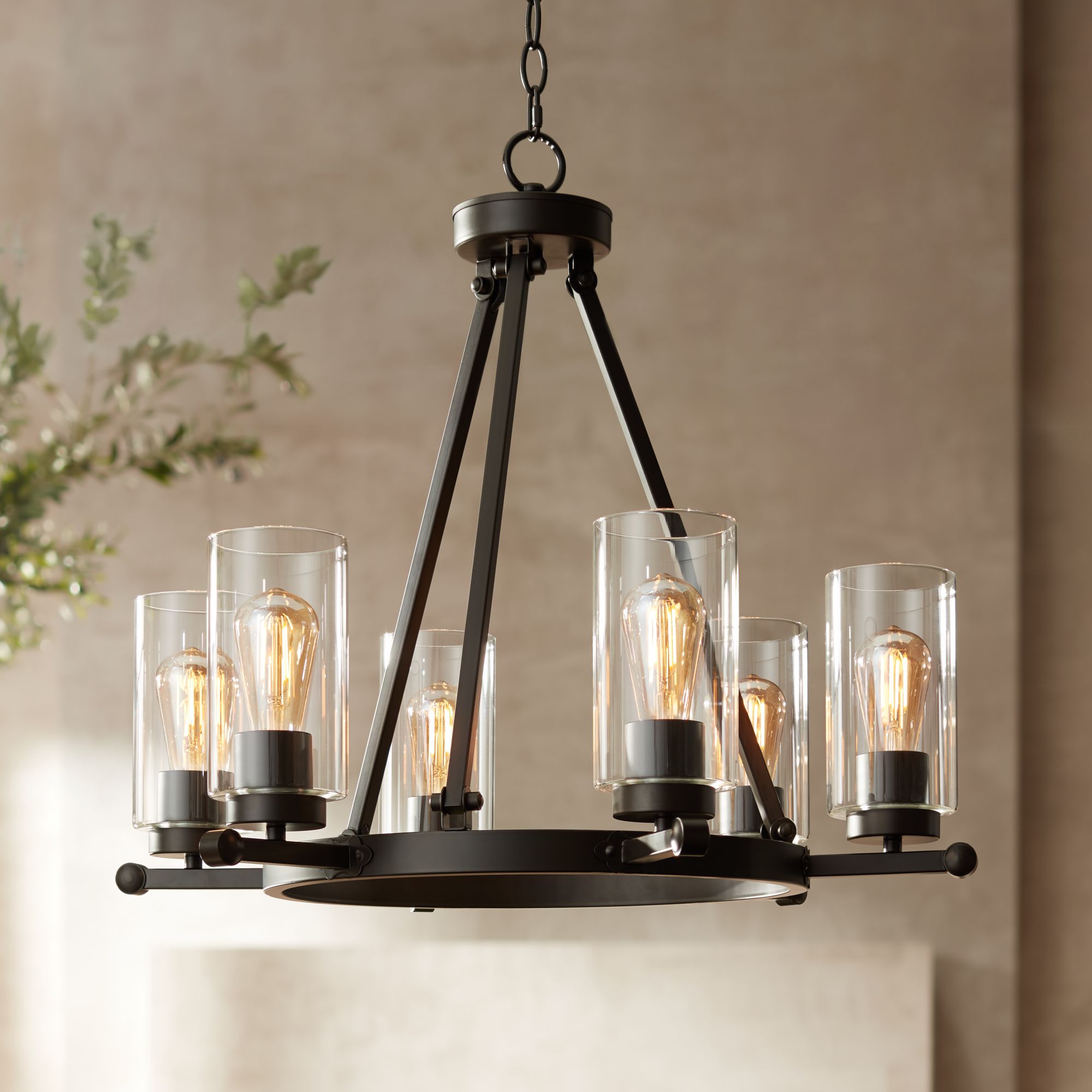 lamps plus farmhouse chandelier