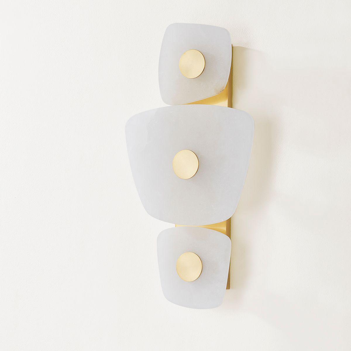Image 4 Holmdel 23 1/4" High Aged Brass 3-Light ADA LED Wall Sconce more views