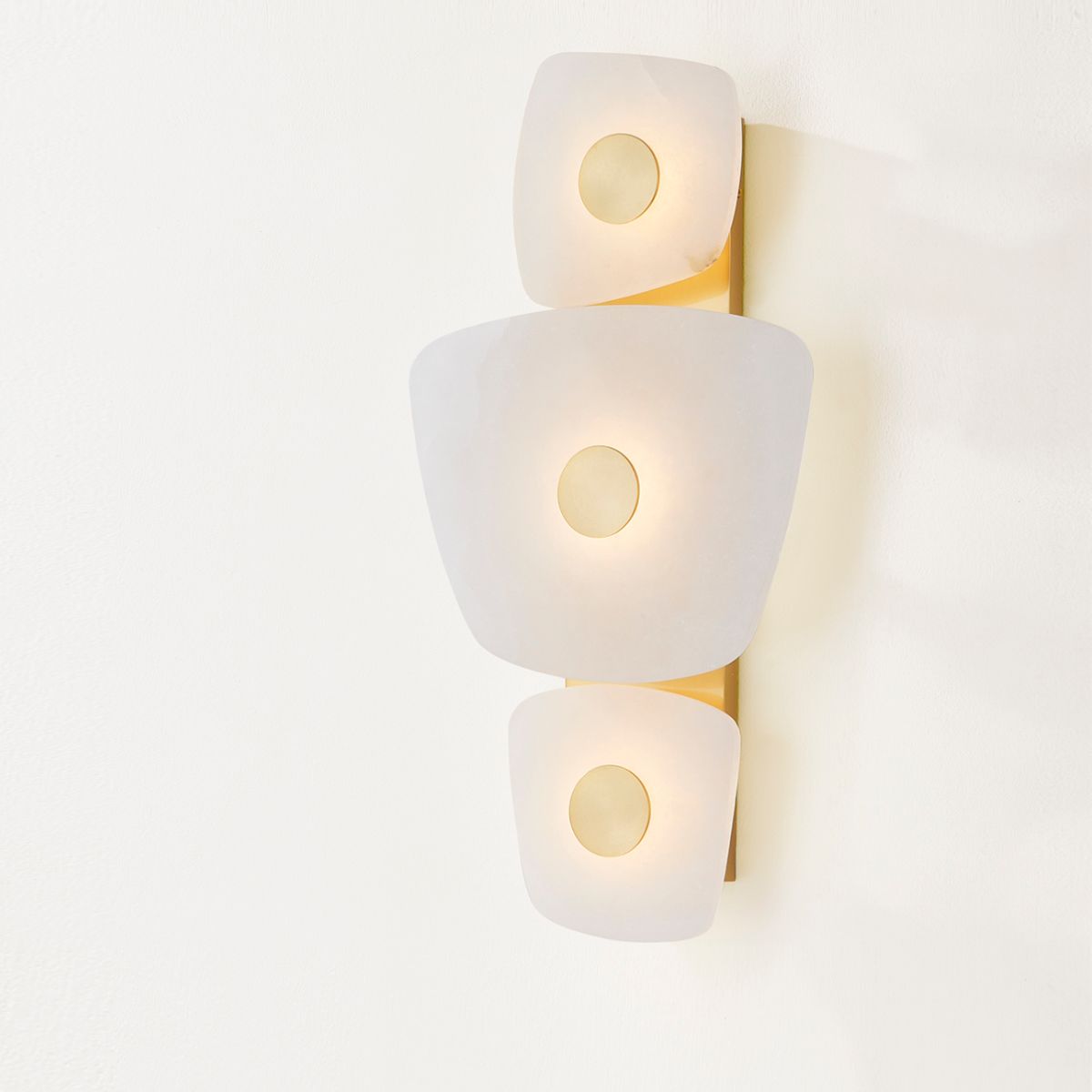 Image 5 Holmdel 23 1/4" High Aged Brass 3-Light ADA LED Wall Sconce more views
