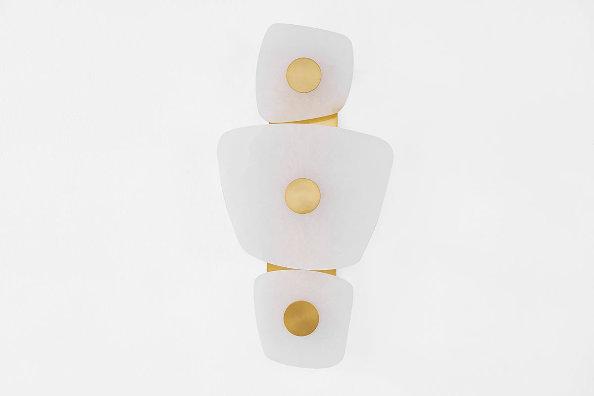 Image 6 Holmdel 23 1/4" High Aged Brass 3-Light ADA LED Wall Sconce more views