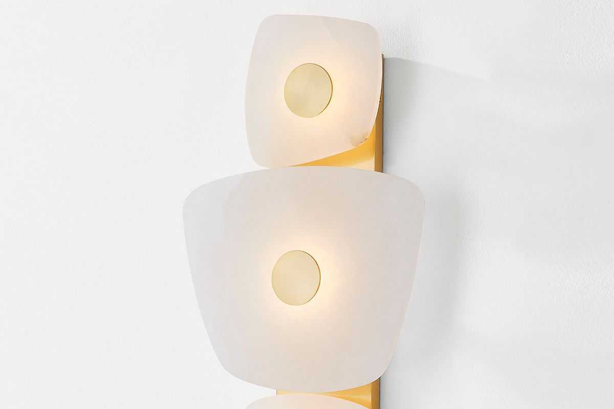 Image 7 Holmdel 23 1/4" High Aged Brass 3-Light ADA LED Wall Sconce more views