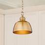 1_Holmes 9" Wide Modern Brushed Gold 1-Light Mini Pendant